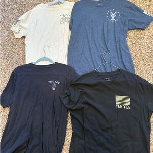 Yee Yee Men's Short Sleeve Tee - Black, Navy, Blue, Cream